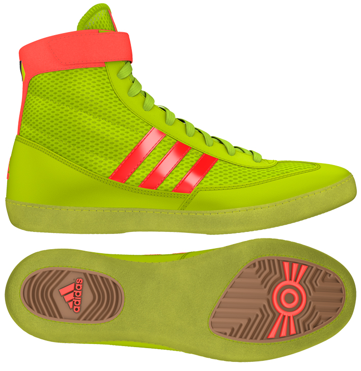 Adidas Combat Speed 4 Youth Shoes, color: Solar Yellow/Solar Red
