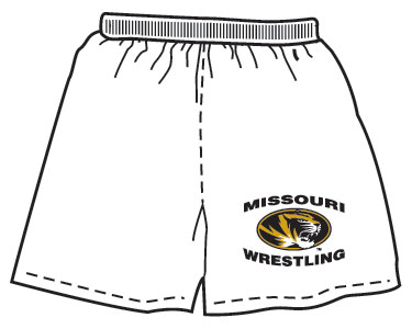 MU Wrestling White Shorts