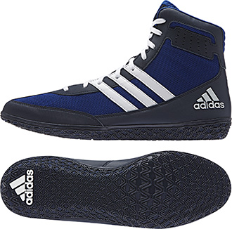 adidas Mat Wizard Wrestling shoe, color: Royal/White/Navy