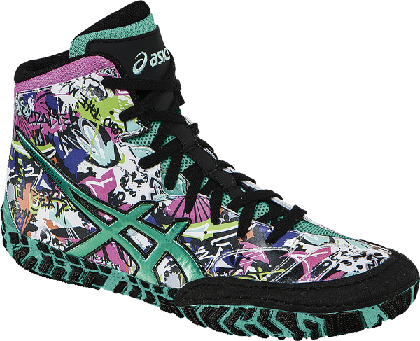 ASICS® Aggressor® 2 LE Graffiti Wrestling Shoes ** Color: (9964)
