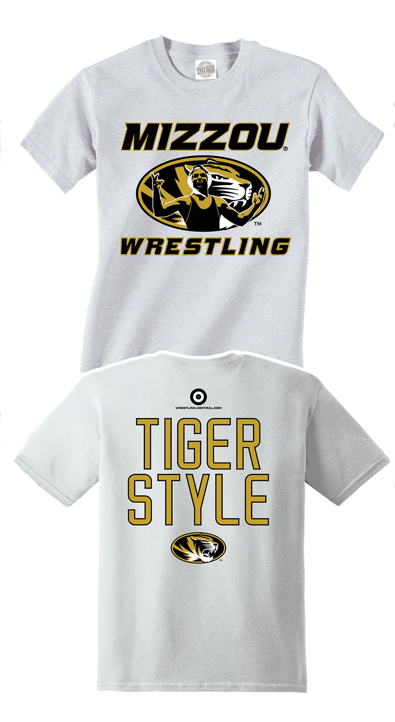 NCAA MIZZOU Wrestling / Tiger Style S/S T-Shirt, color: White